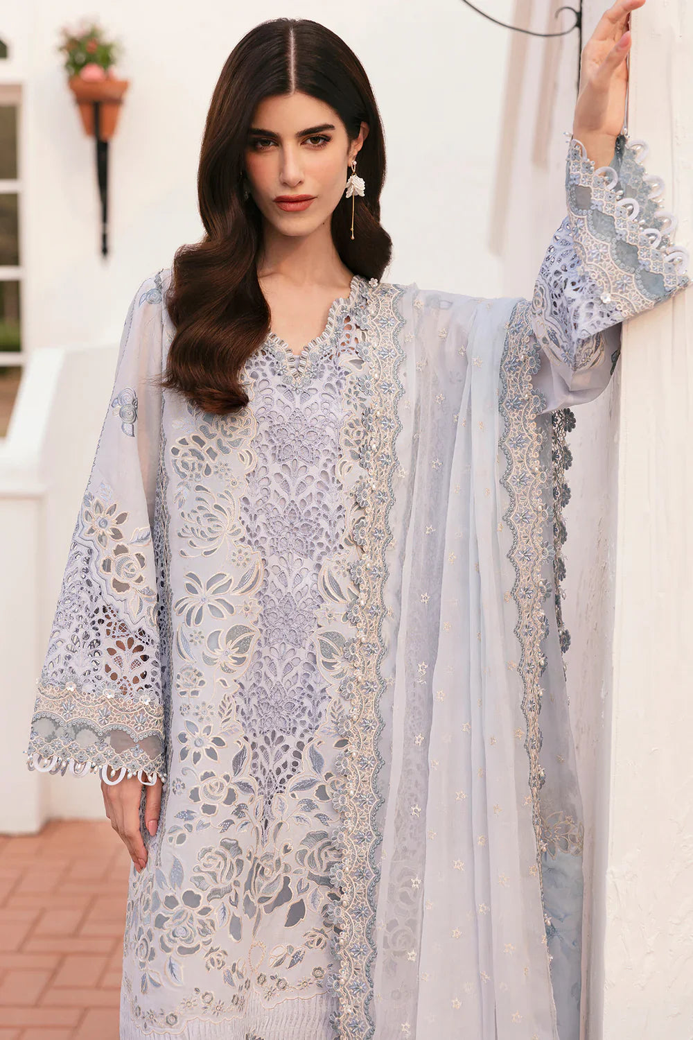 EMBROIDERED LAWN EL-D02