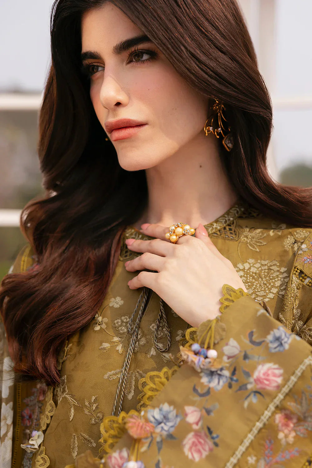 EMBROIDERED LAWN EL-D03